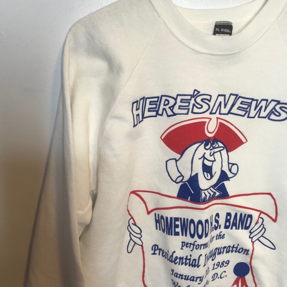 Vintage sweatshirt 1989 Presidential Inauguration - Picture 6 of 8